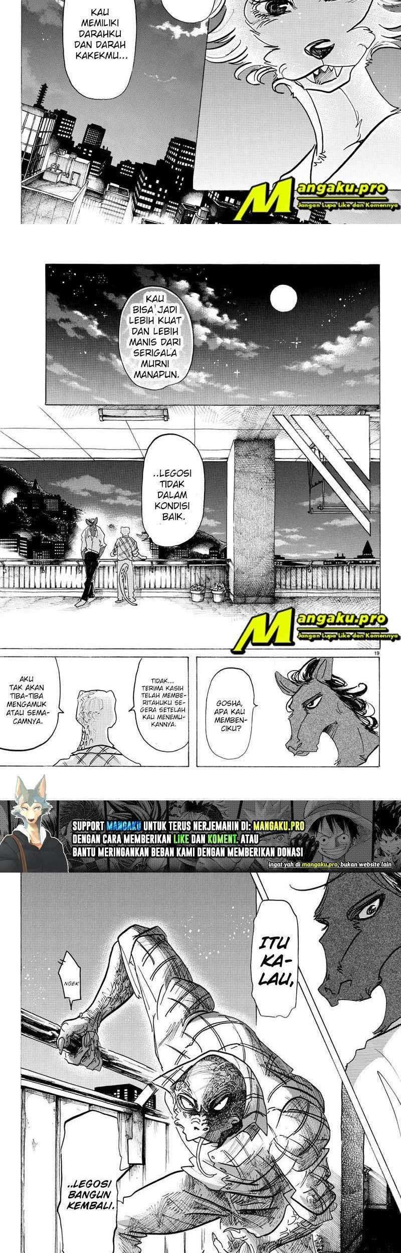 Beastars Bab 134 halaman 14