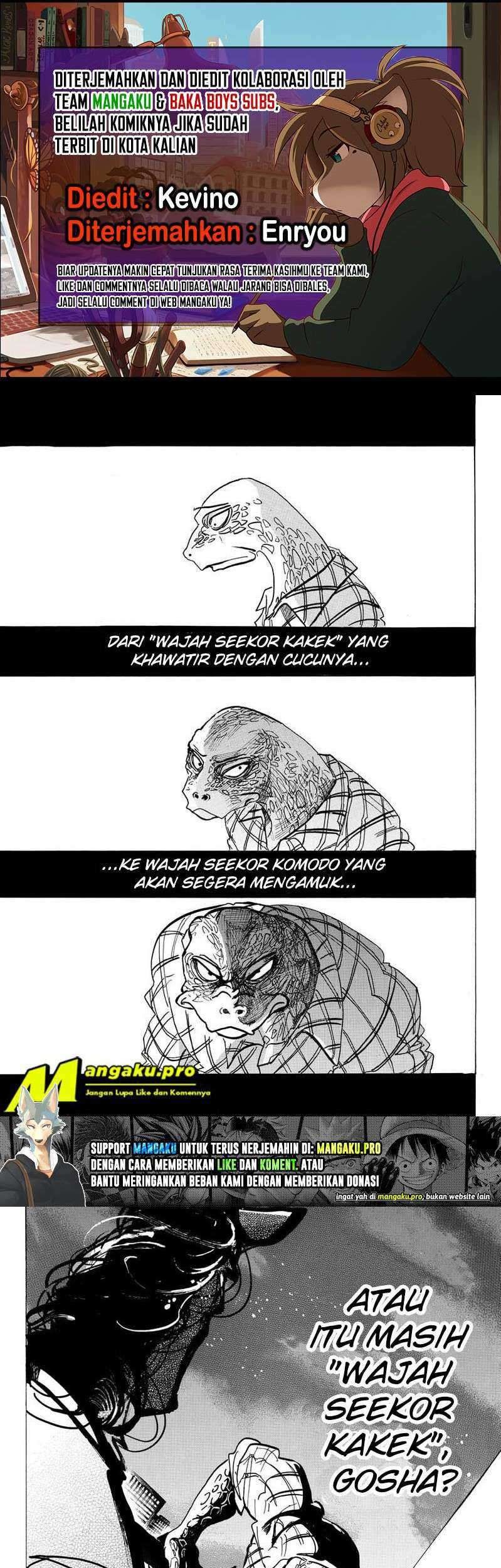 Beastars Bab 135 halaman 1