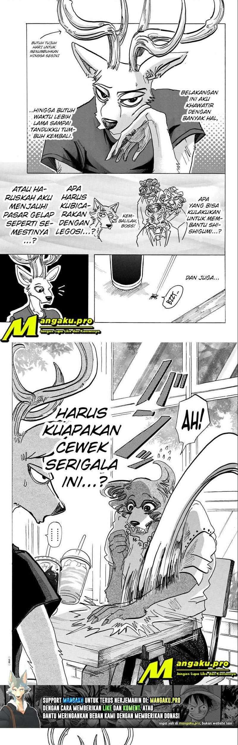 Beastars Bab 136 halaman 3