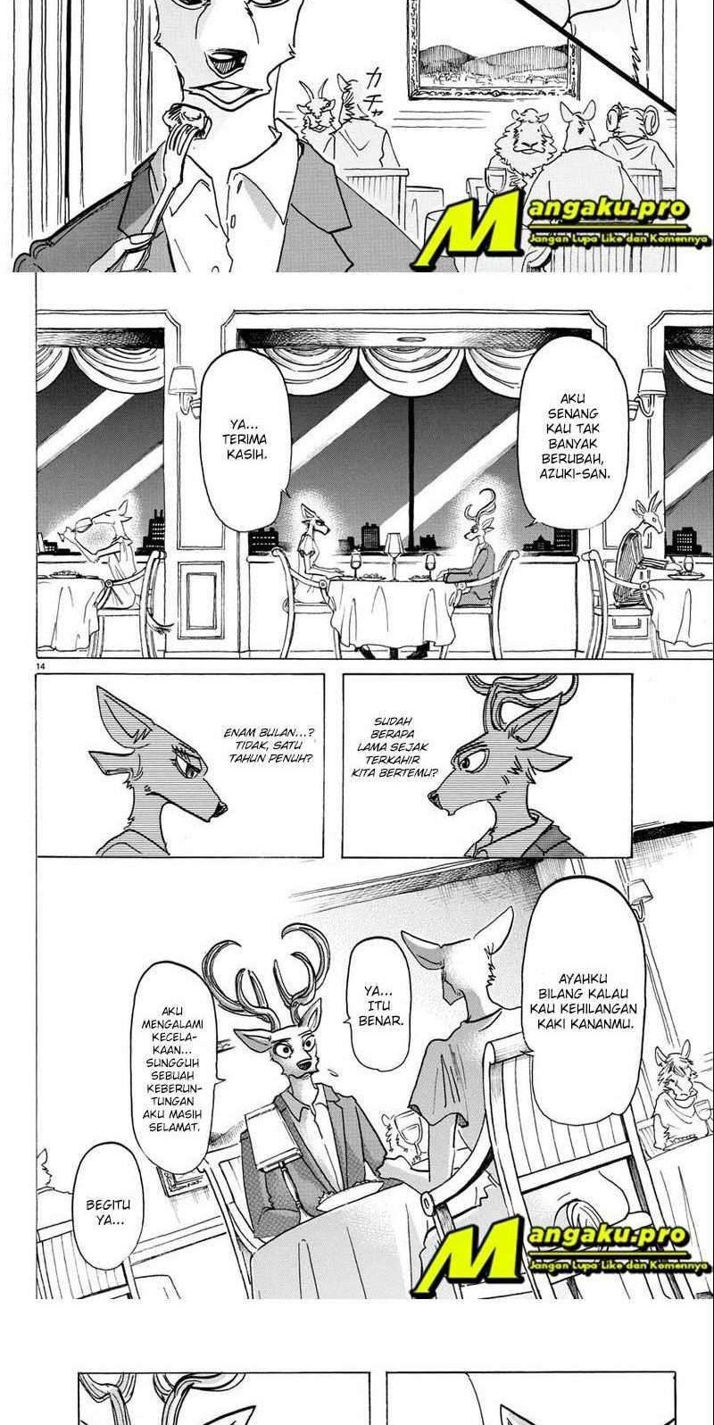 Beastars Bab 136 halaman 10