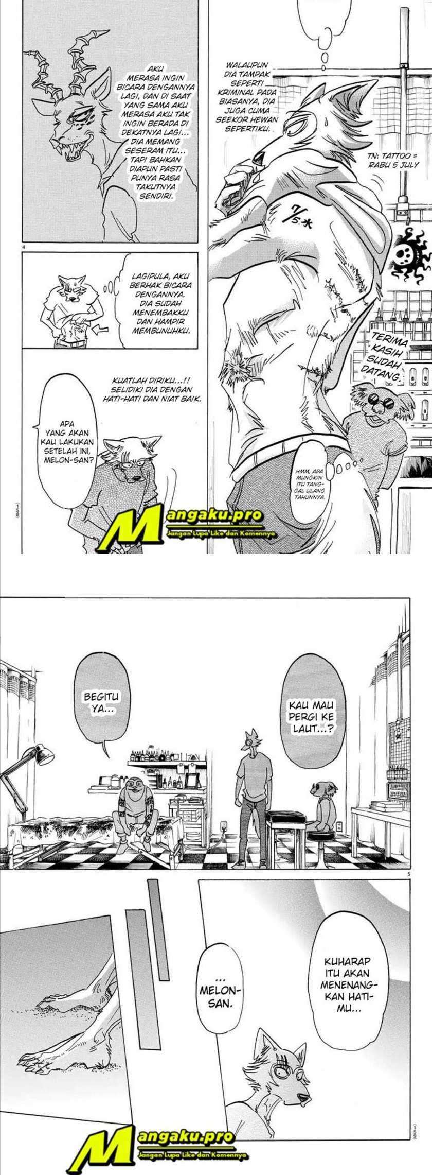 Beastars Bab 140 halaman 3
