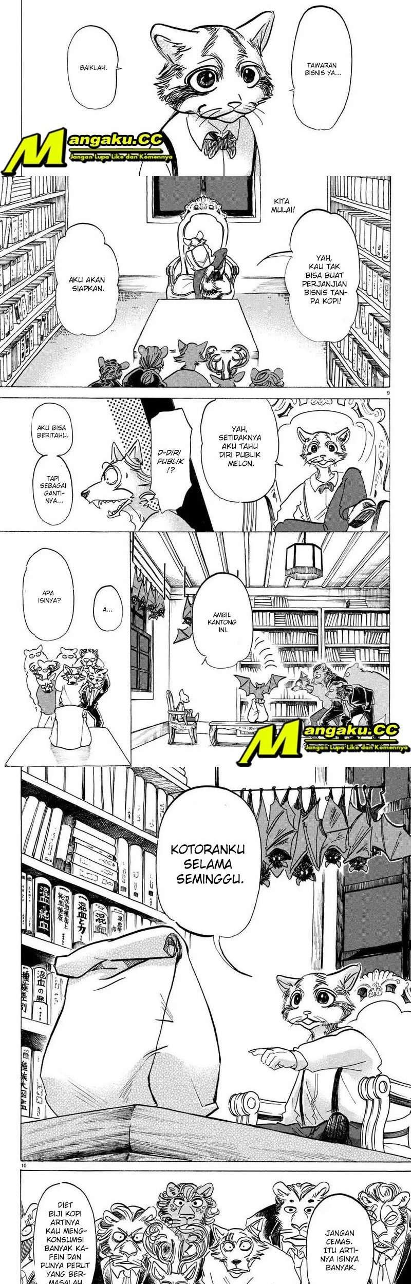 Beastars Bab 145 halaman 9