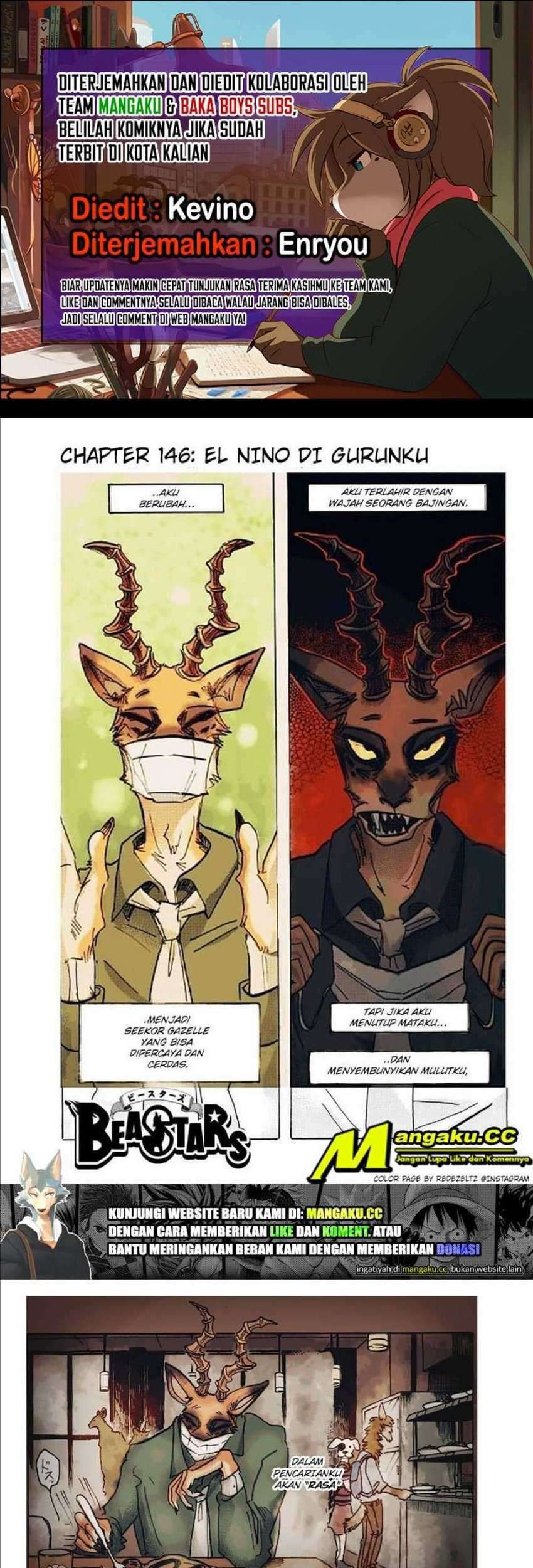 Beastars Bab 146 halaman 1