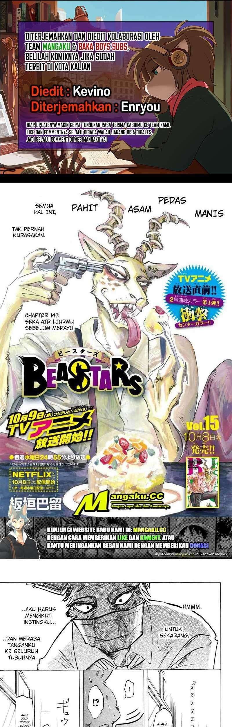 Beastars Bab 147 halaman 1