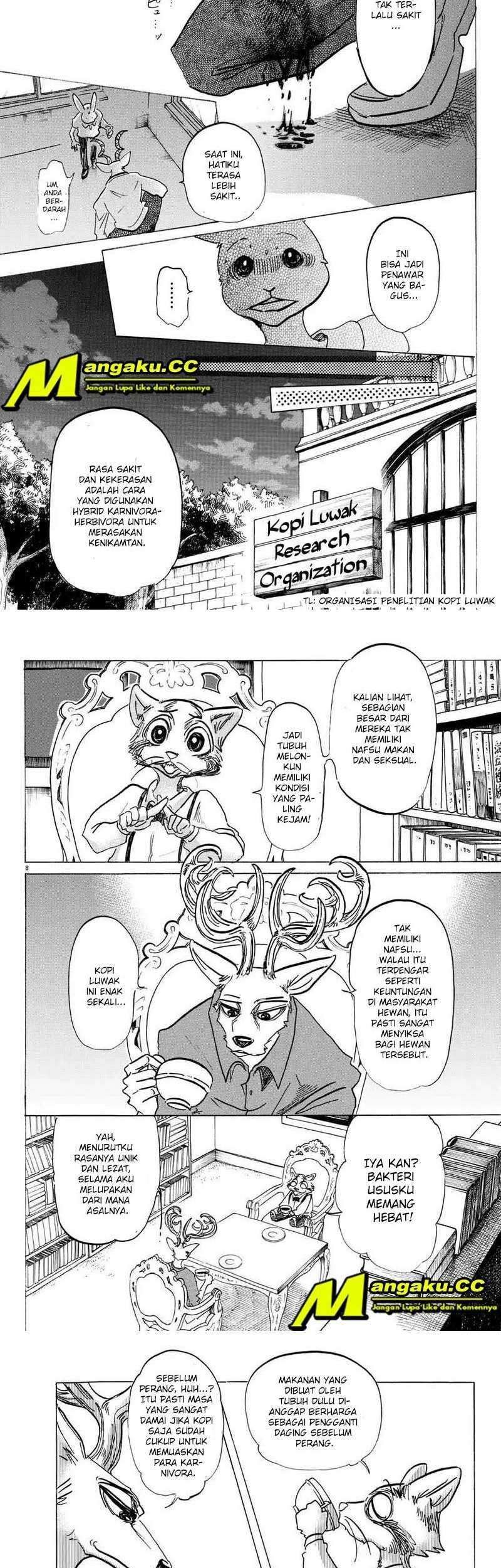 Beastars Bab 147 halaman 7