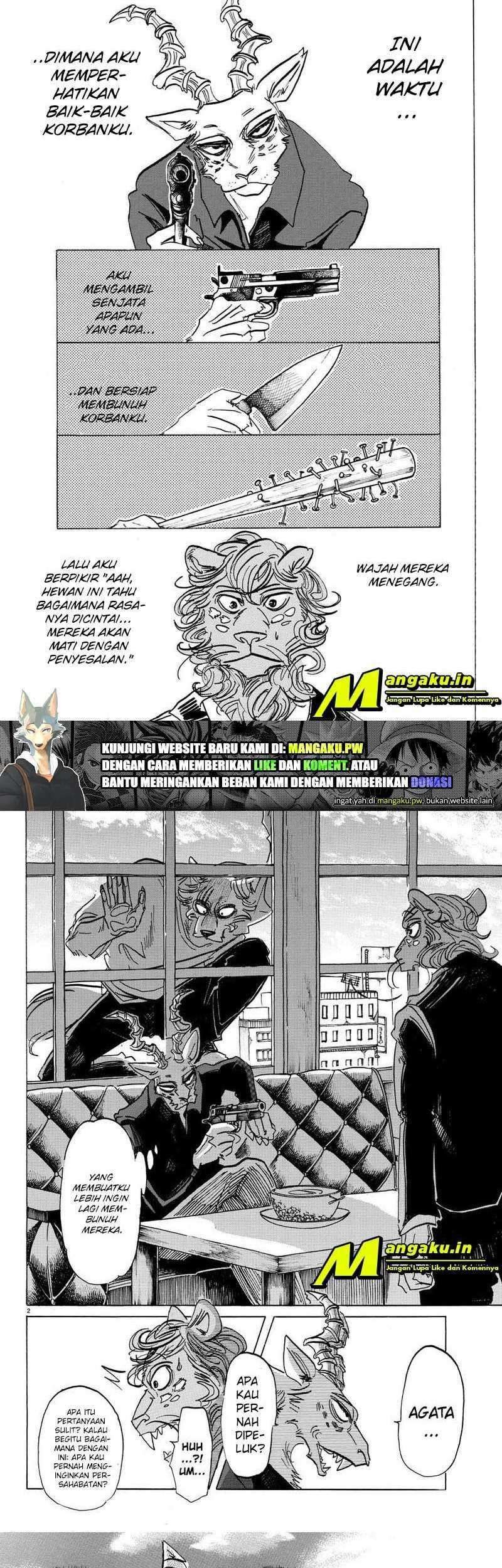 Beastars Bab 150 halaman 3