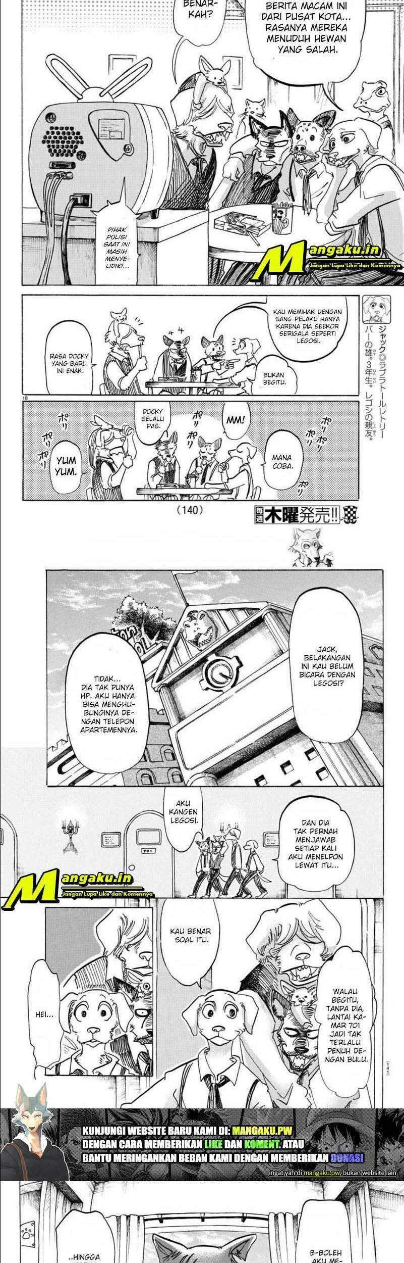 Beastars Bab 151 halaman 12