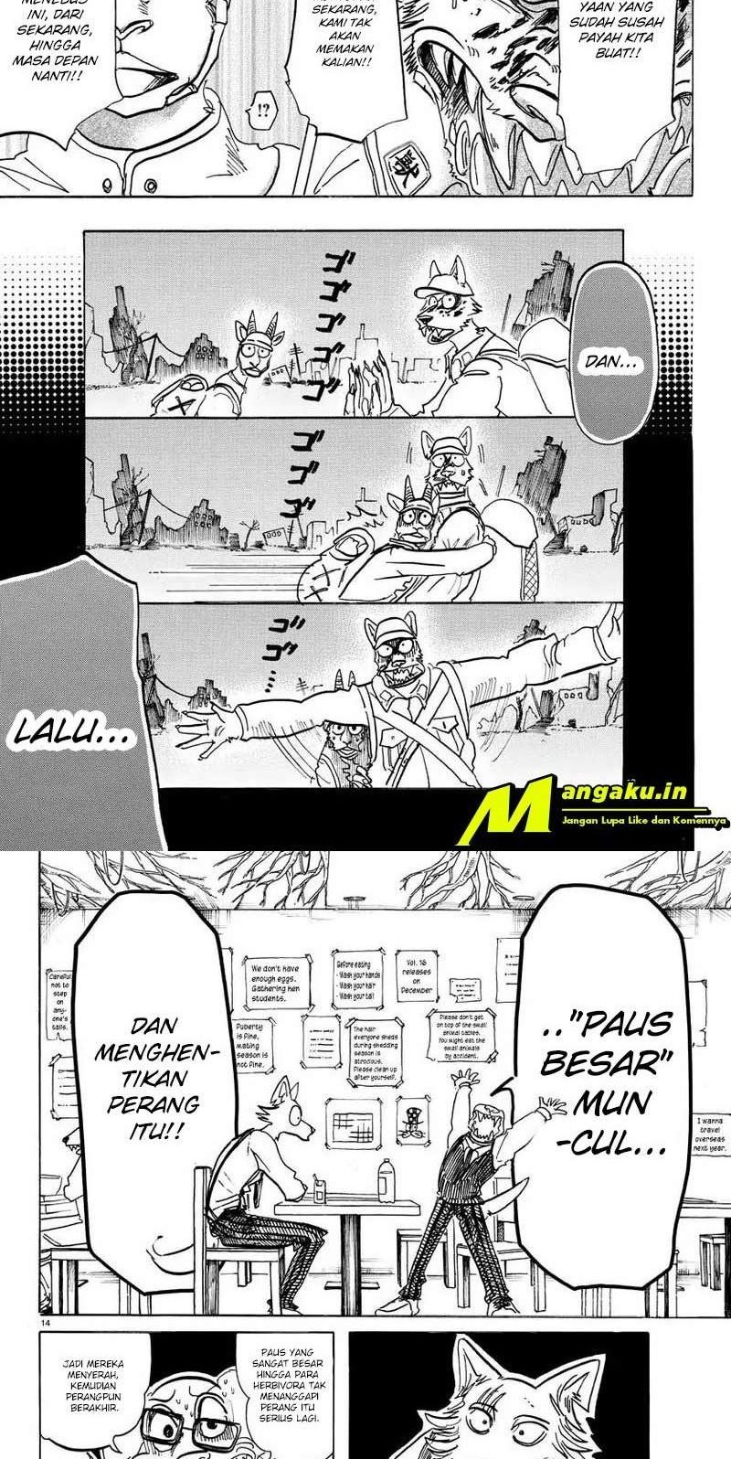 Beastars Bab 154 halaman 8