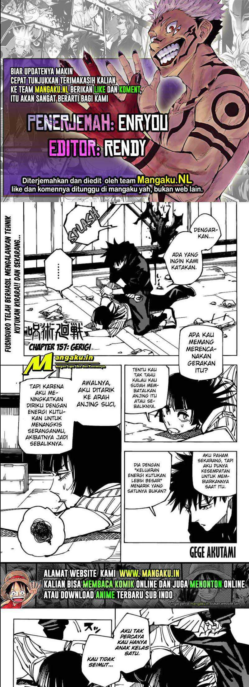 Beastars Bab 157 halaman 1