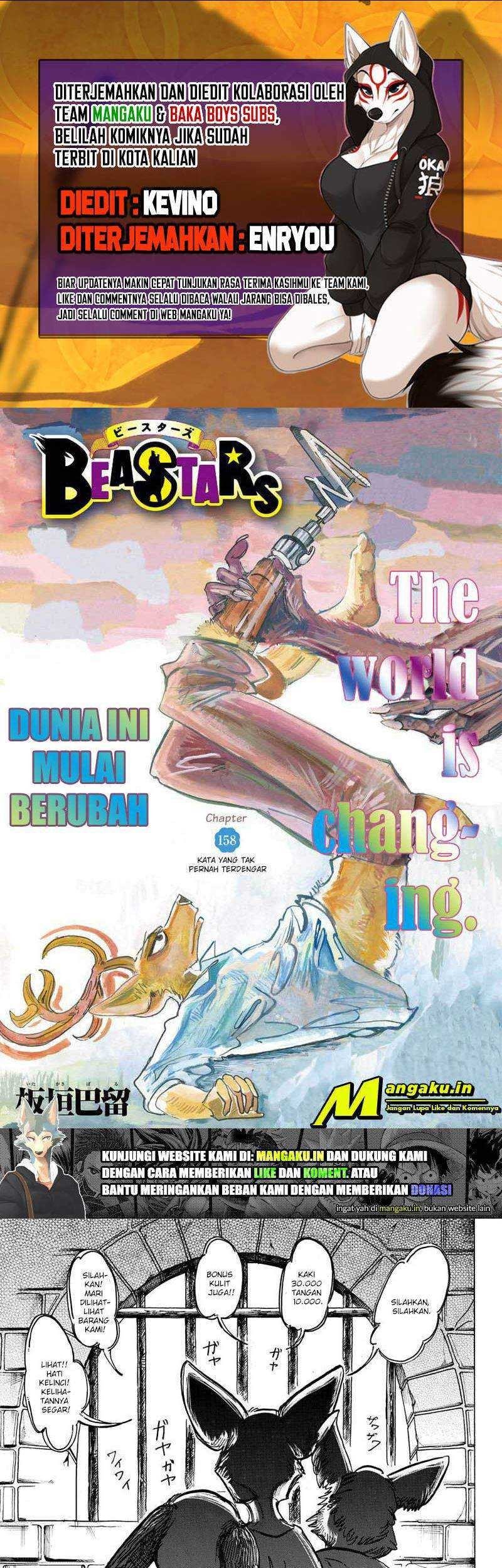 Beastars Bab 158 halaman 1