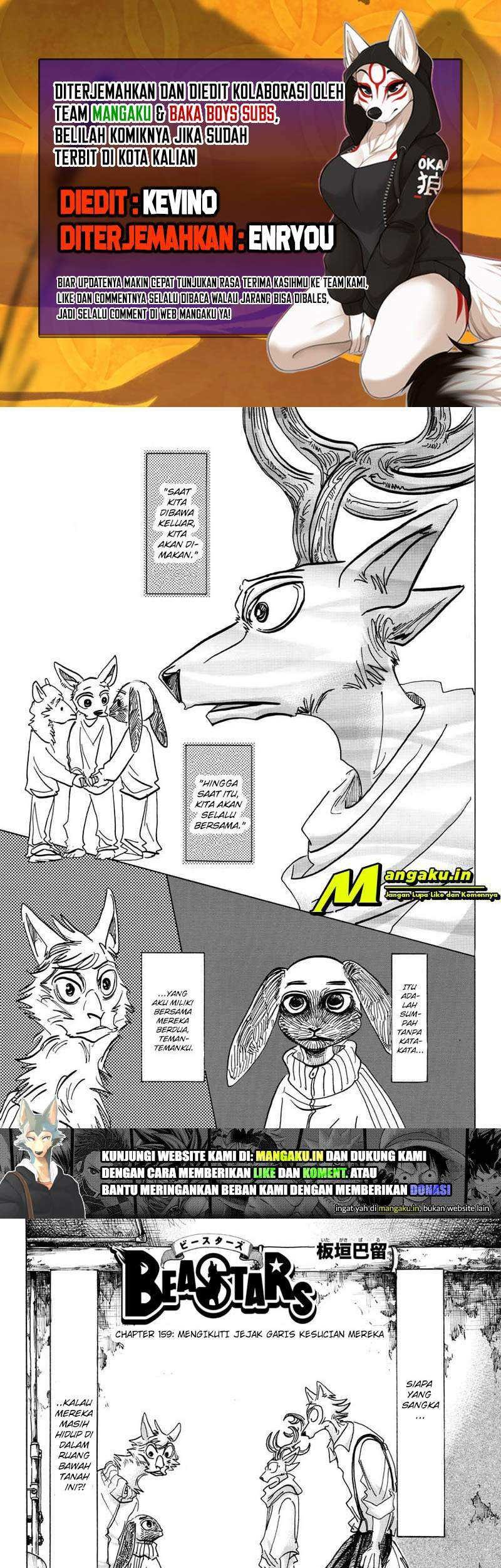 Beastars Bab 159 halaman 1