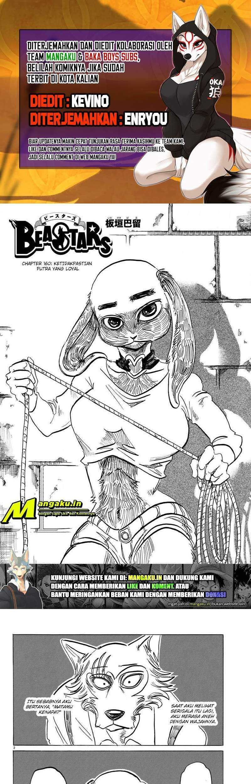 Beastars Bab 160 halaman 1