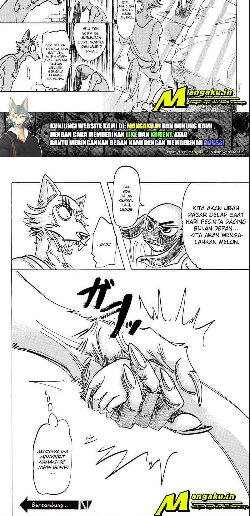 Beastars Bab 161 halaman 13