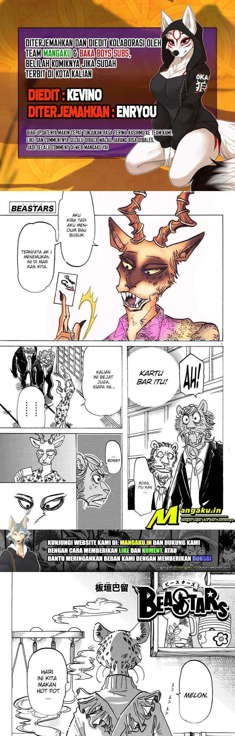 Beastars Bab 162 halaman 1
