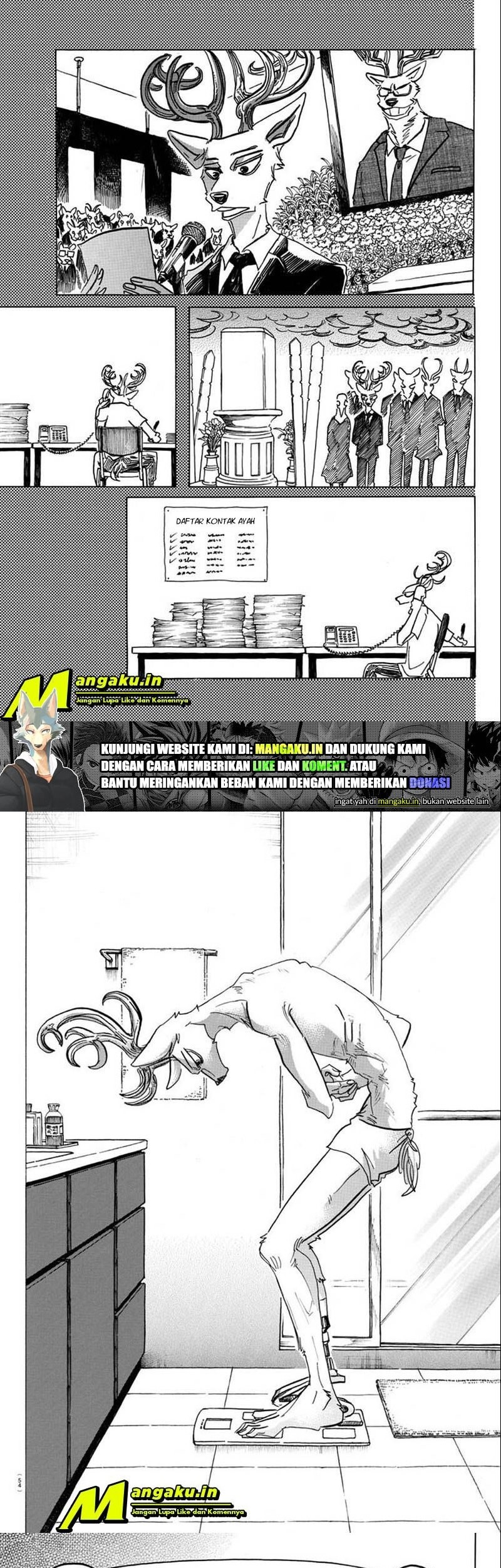 Beastars Bab 166 halaman 3
