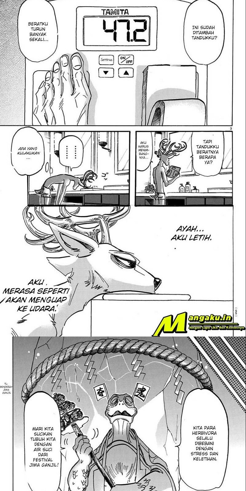Beastars Bab 166 halaman 4
