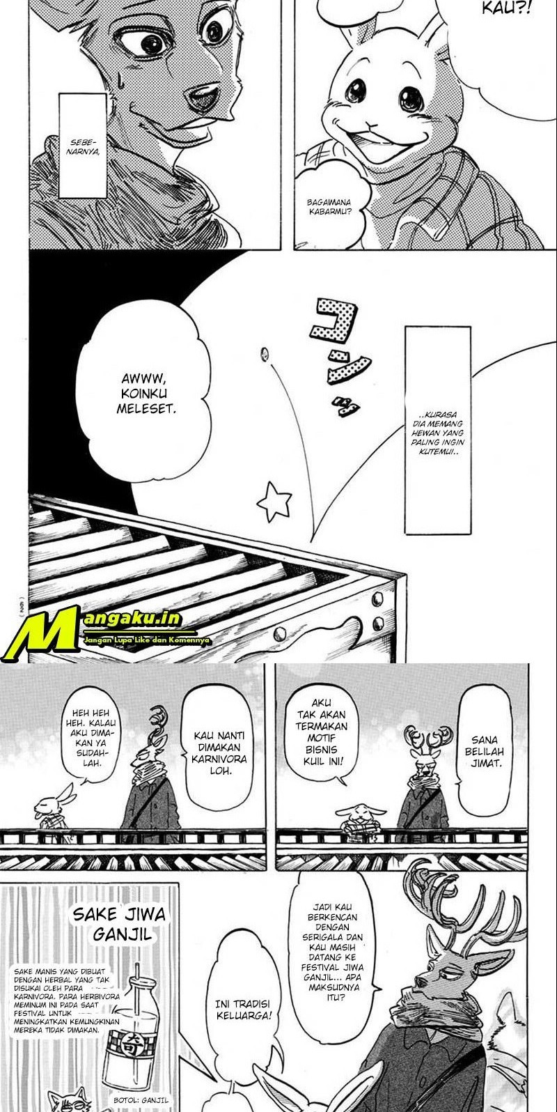 Beastars Bab 166 halaman 8