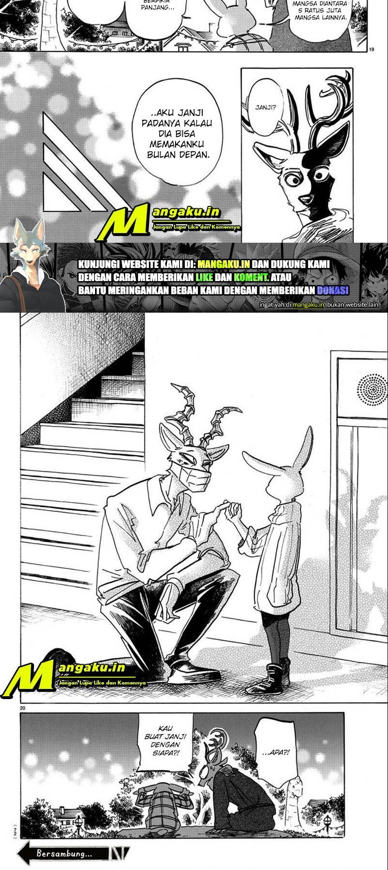 Beastars Bab 166 halaman 14