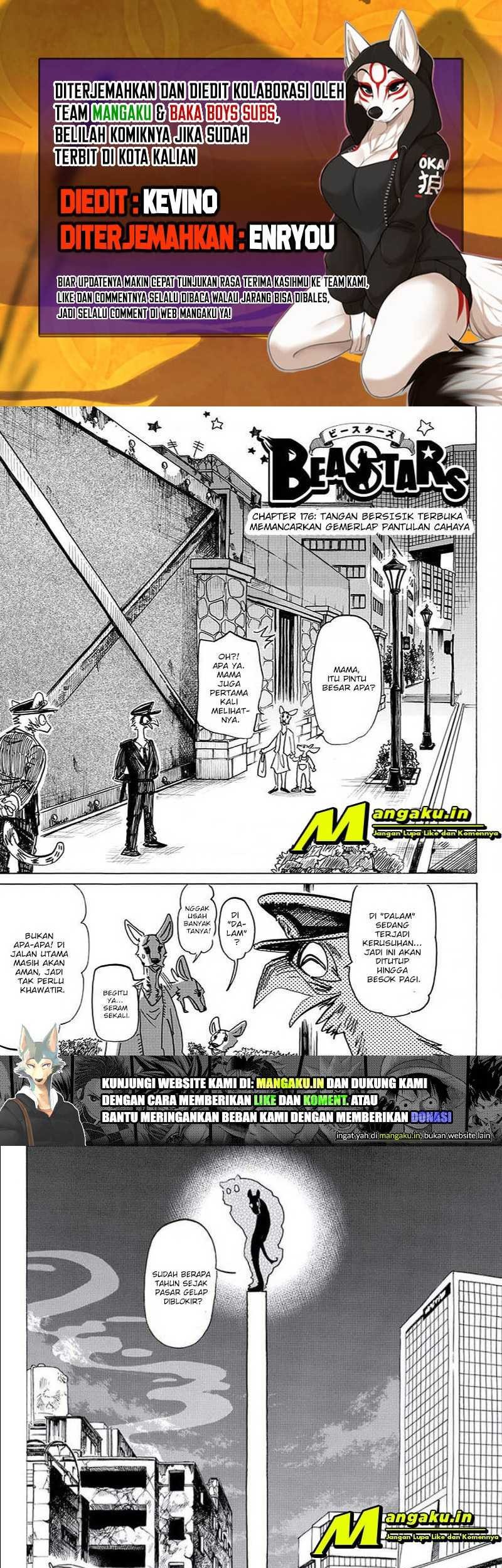 Beastars Bab 176 halaman 1