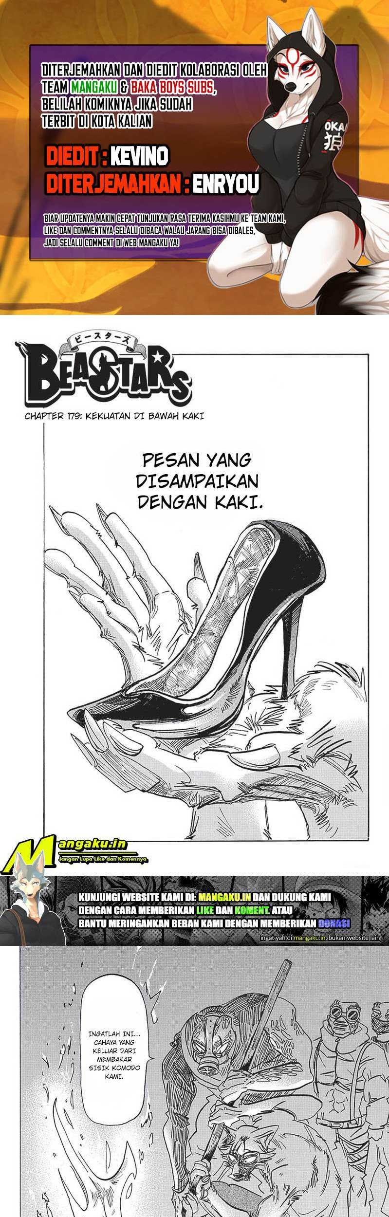 Beastars Bab 179 halaman 1
