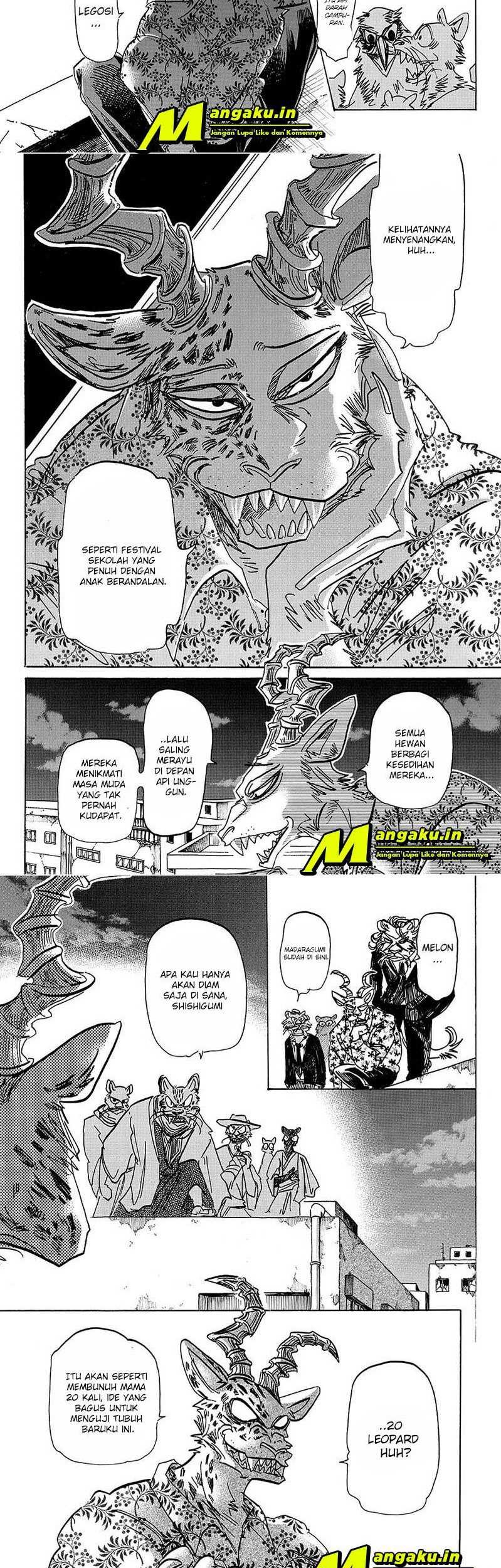 Beastars Bab 179 halaman 3