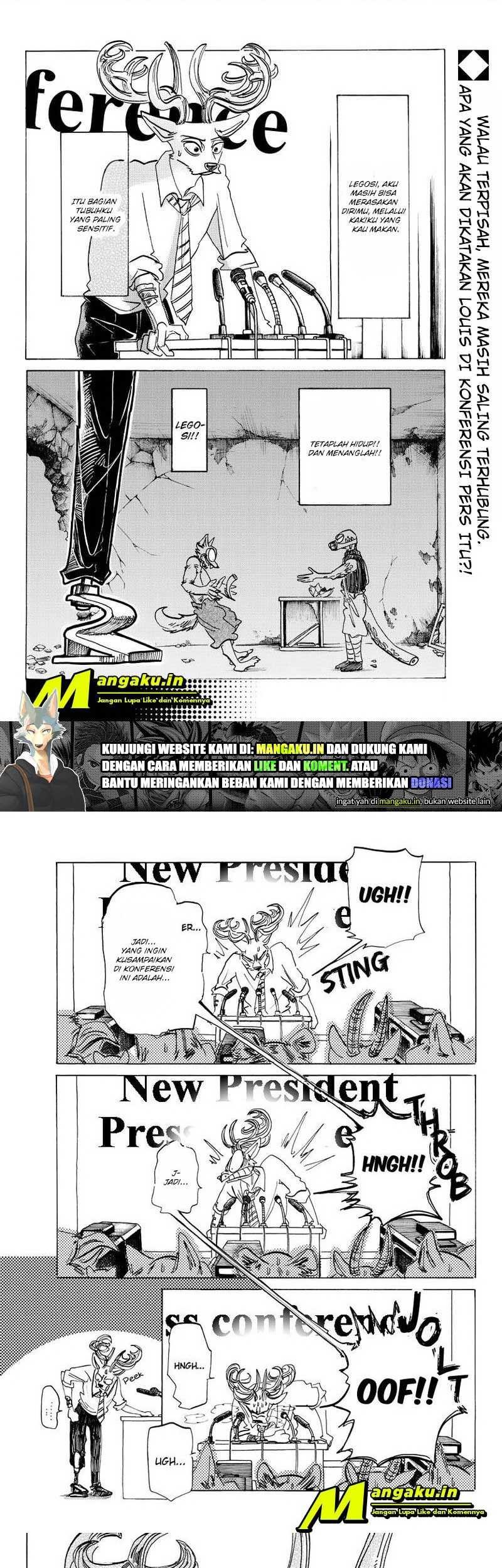 Beastars Bab 182 halaman 3