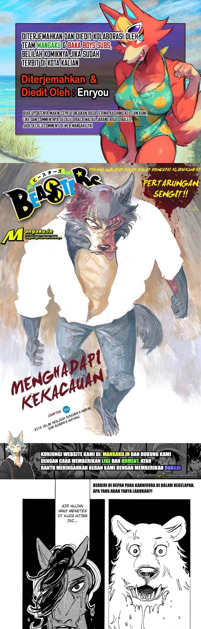 Beastars Bab 184 halaman 1