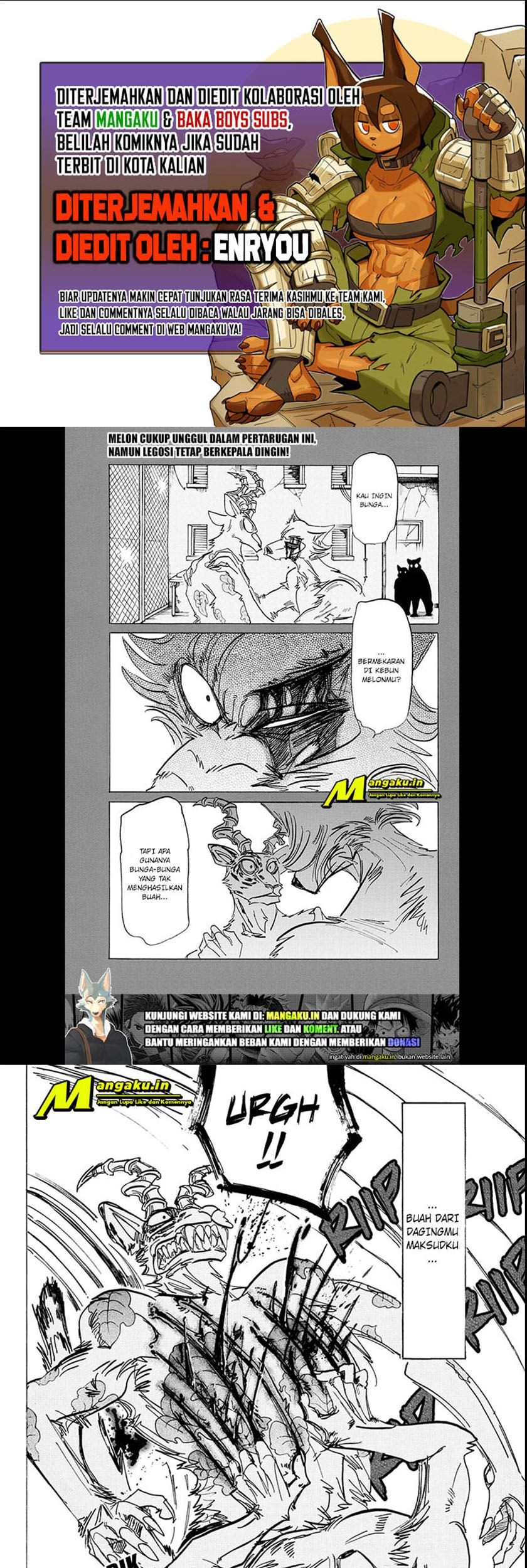 Beastars Bab 185 halaman 1
