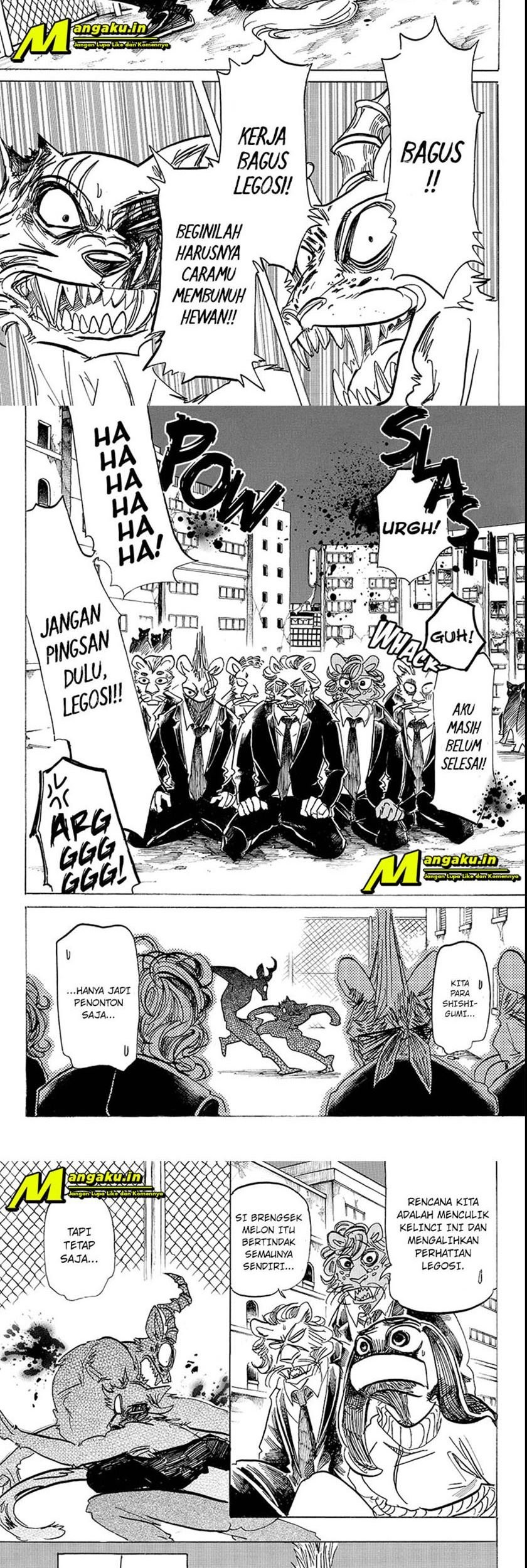 Beastars Bab 185 halaman 3