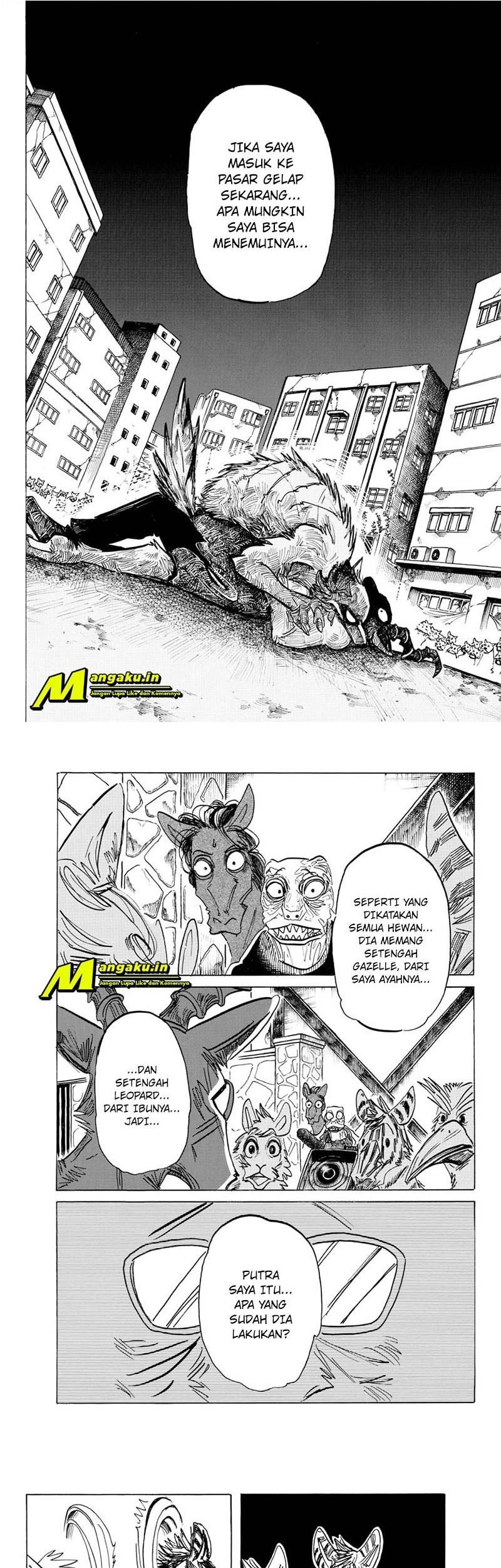 Beastars Bab 188 halaman 3