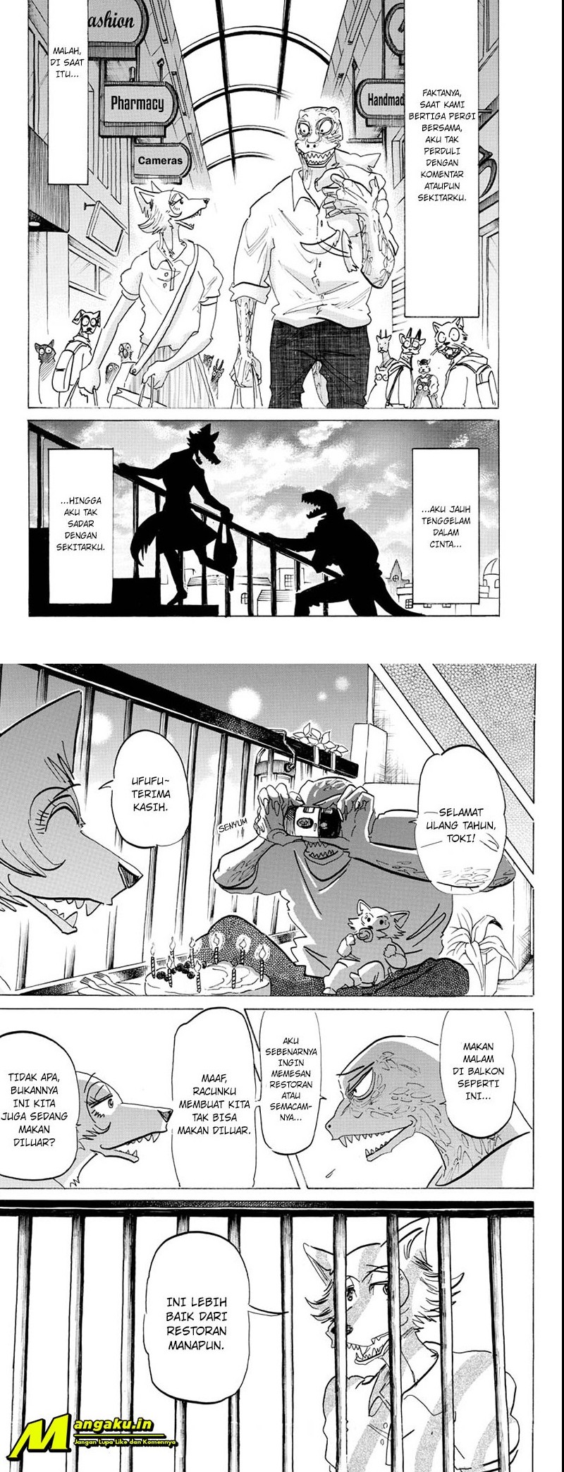 Beastars Bab 189 halaman 6