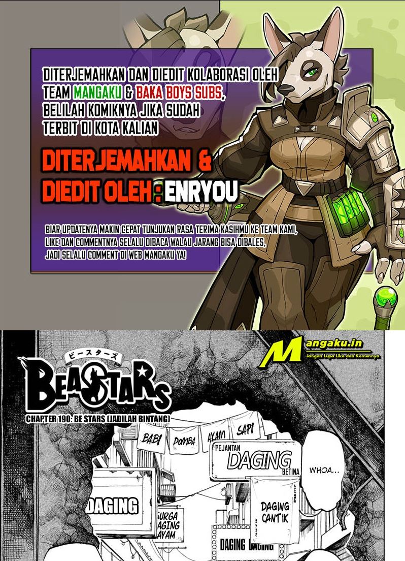 Beastars Bab 190 halaman 1
