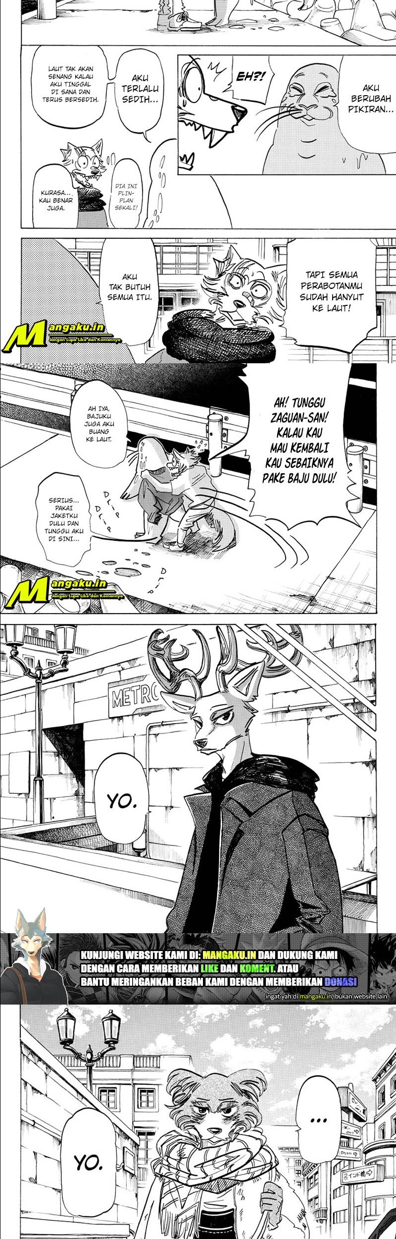 Beastars Bab 193 halaman 10