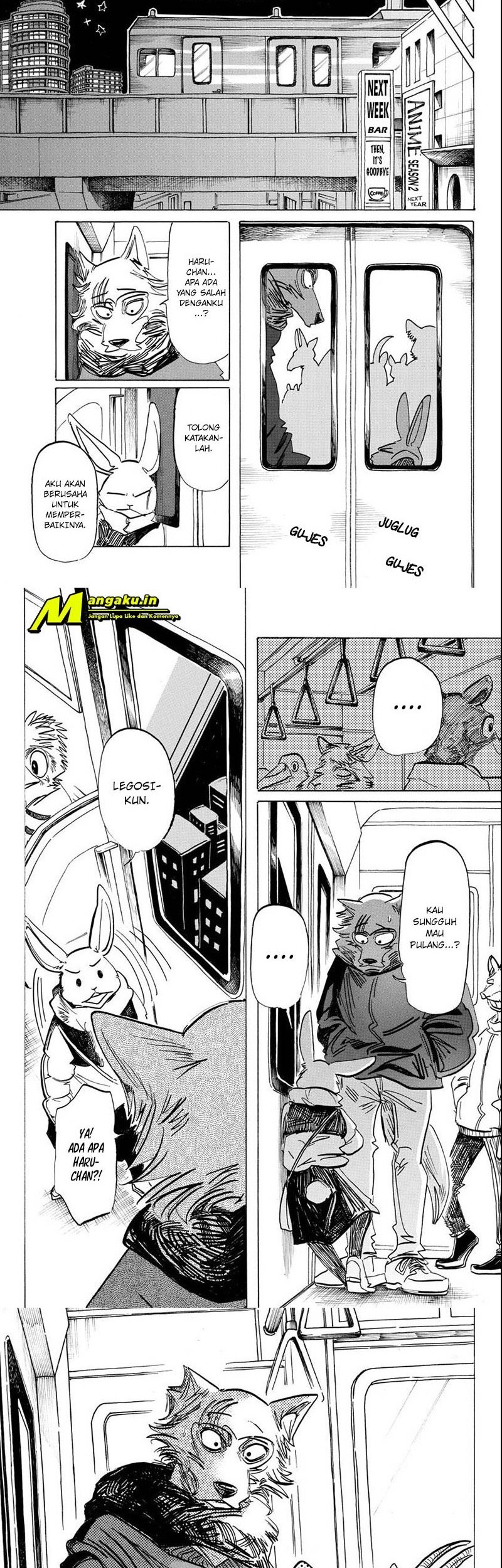 Beastars Bab 195 halaman 6