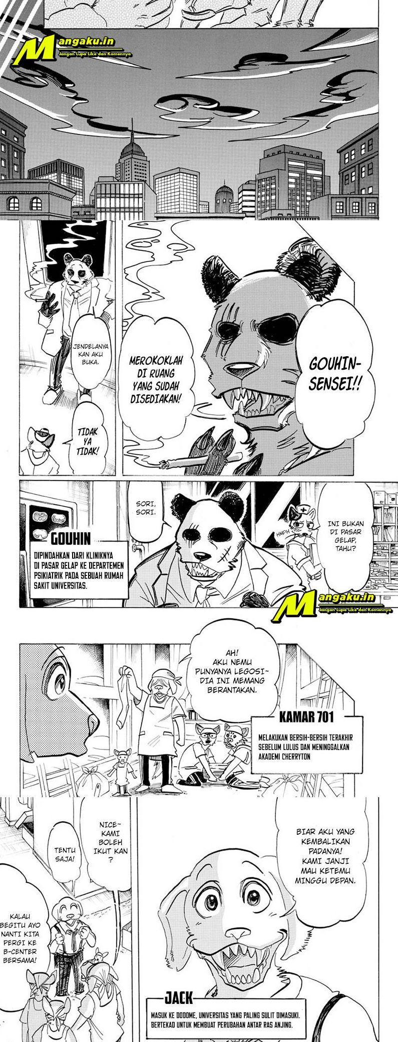 Beastars Bab 196 halaman 8