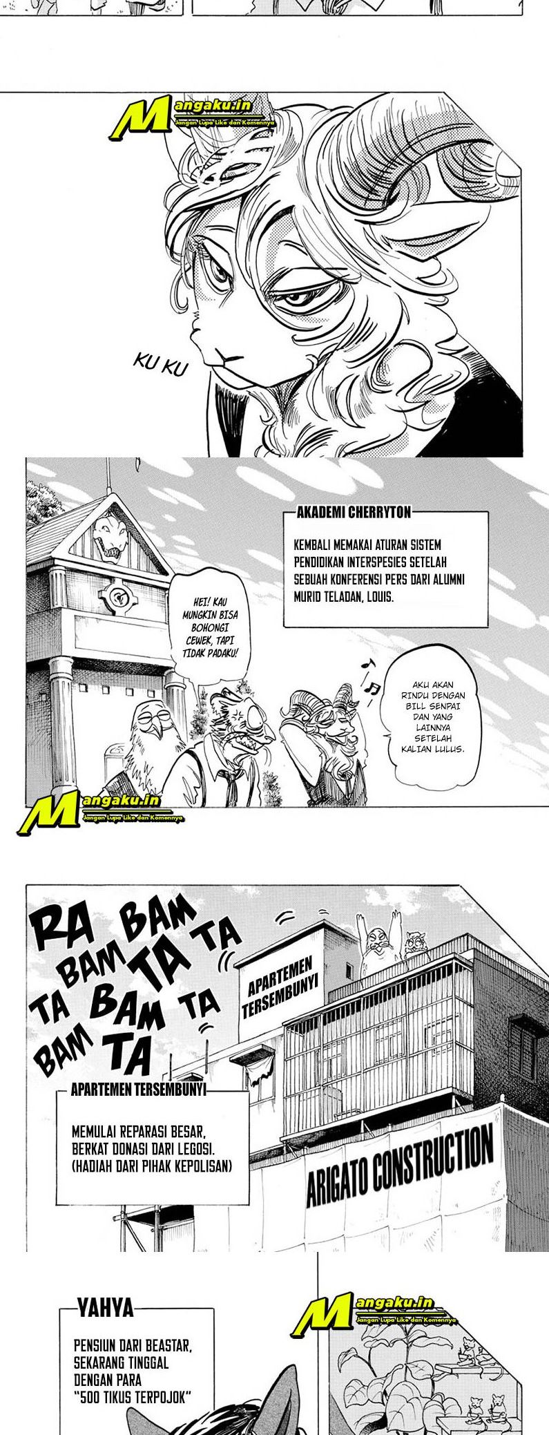 Beastars Bab 196 halaman 9