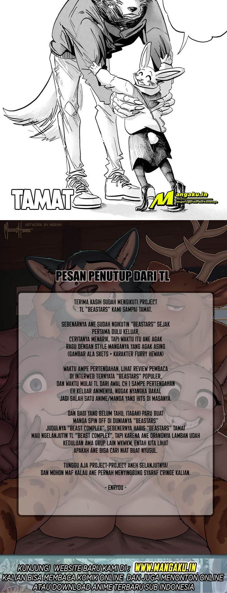 Beastars Bab 196 halaman 14