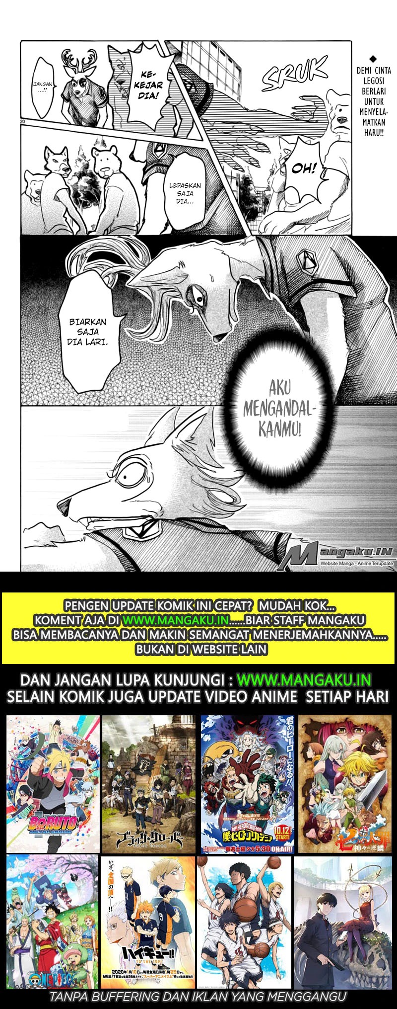 Beastars Bab 36 halaman 20