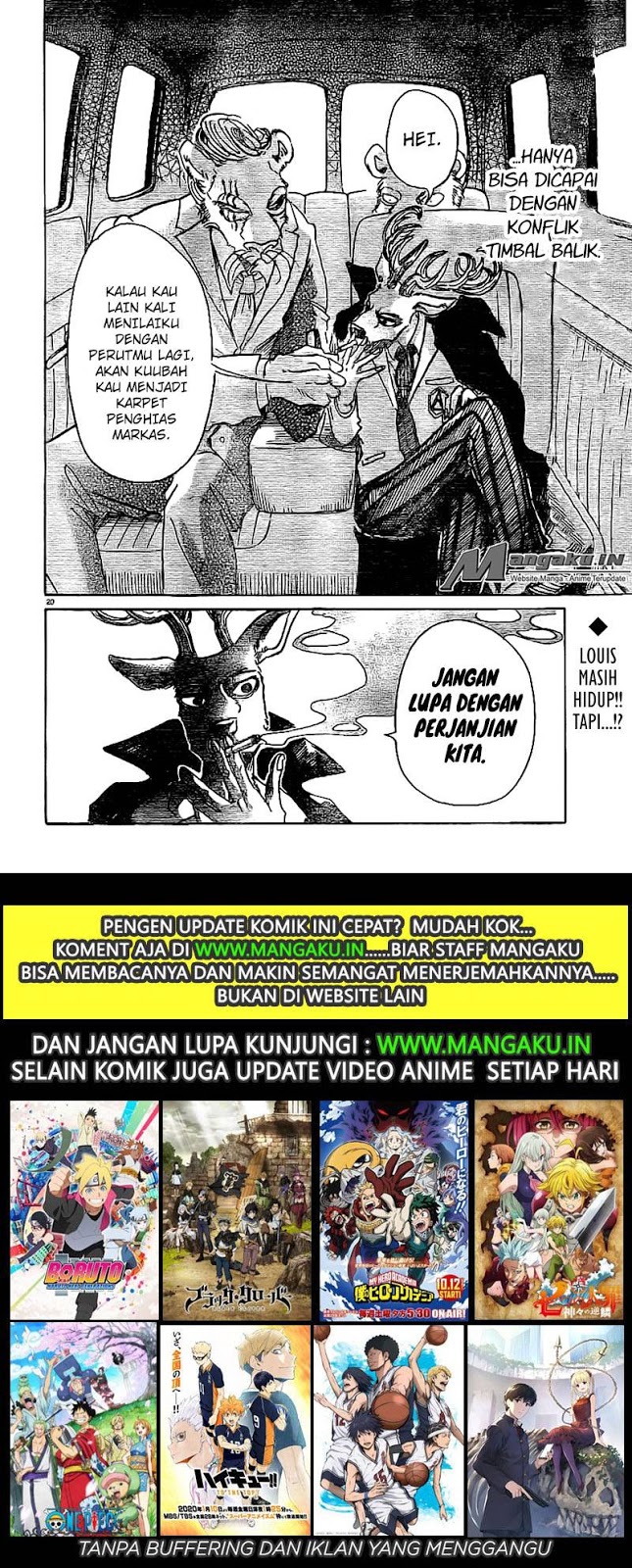 Beastars Bab 50 halaman 20