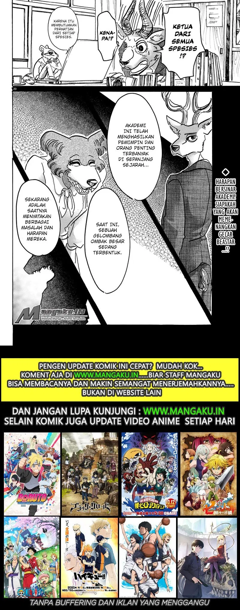 Beastars Bab 52 halaman 19