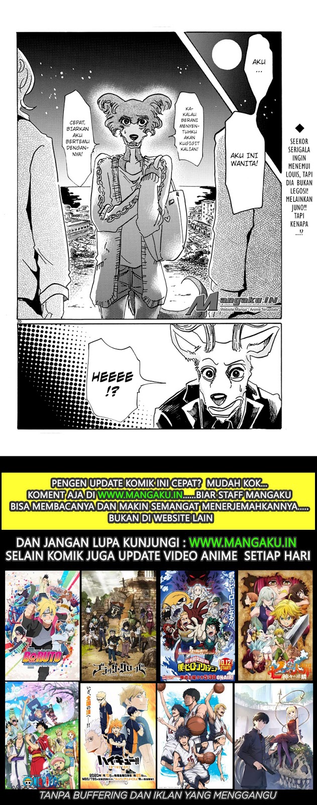 Beastars Bab 56 halaman 21