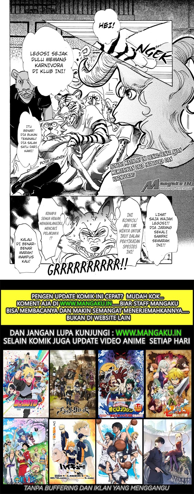 Beastars Bab 58 halaman 21