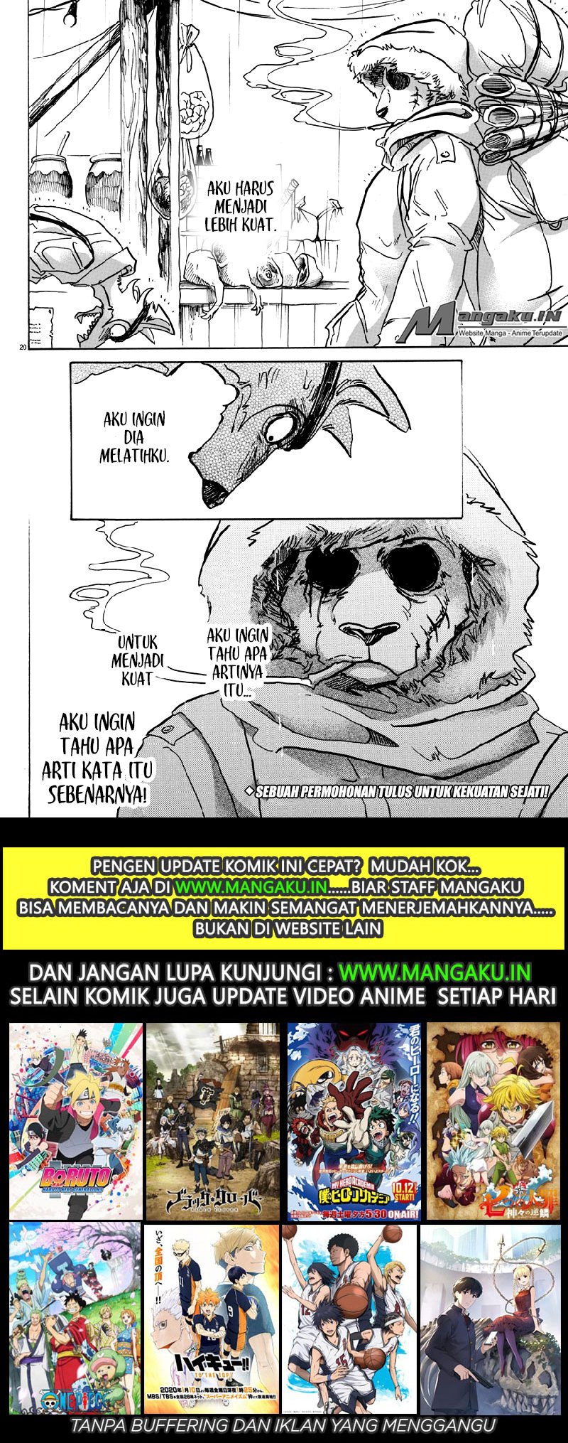 Beastars Bab 61 halaman 20