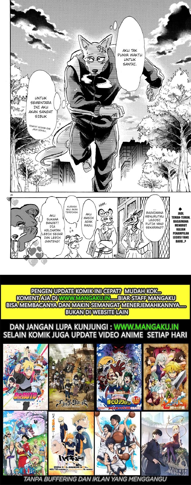 Beastars Bab 62 halaman 21
