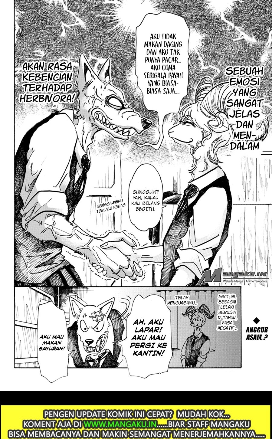 Beastars Bab 63 halaman 21