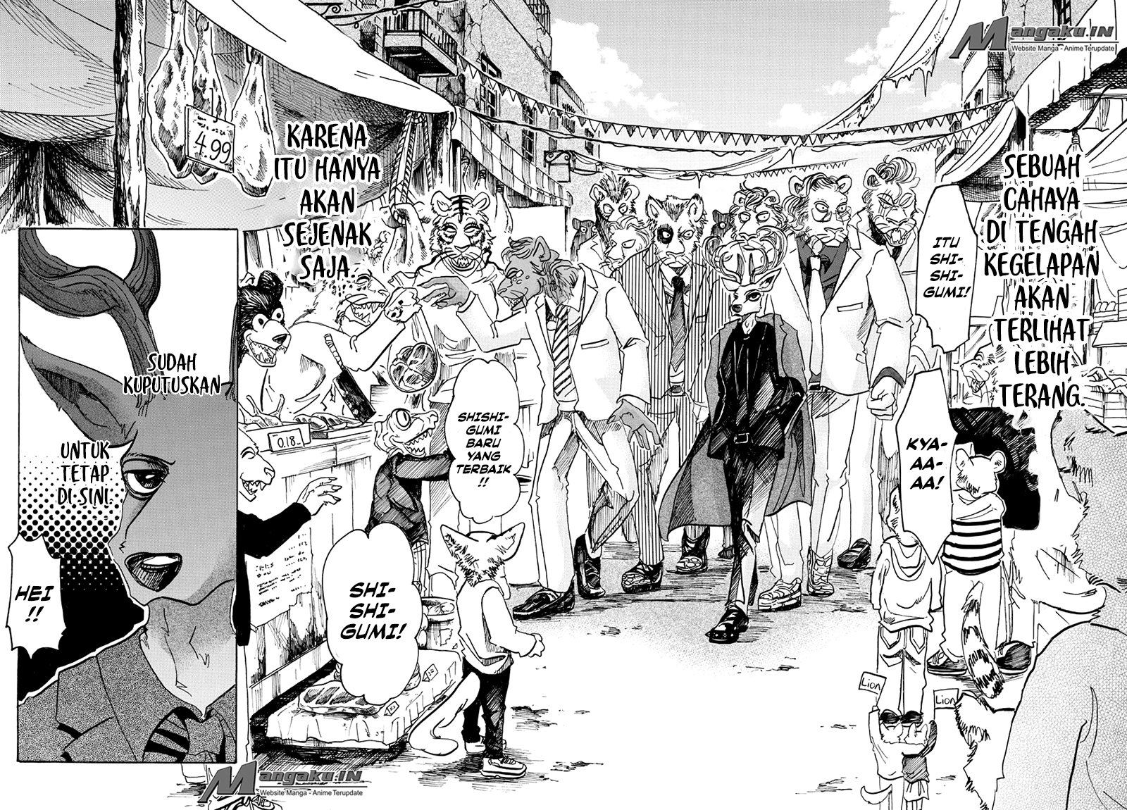 Beastars Bab 65 halaman 19
