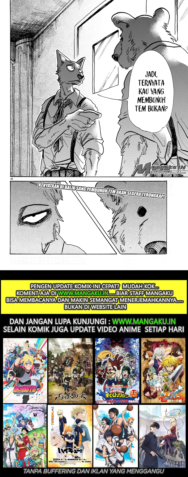 Beastars Bab 71 halaman 20