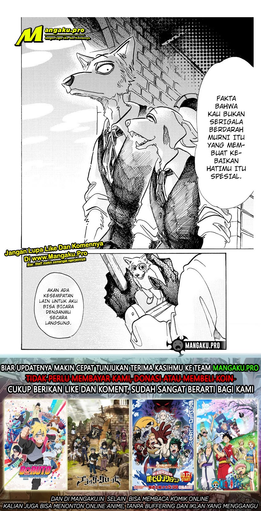 Beastars Bab 73 halaman 21