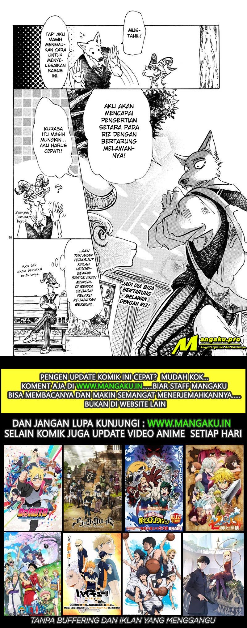 Beastars Bab 81 halaman 19