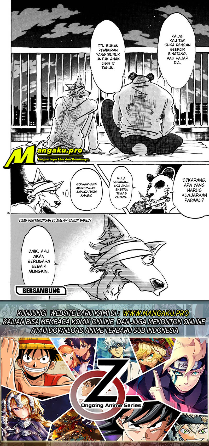 Beastars Bab 85 halaman 20